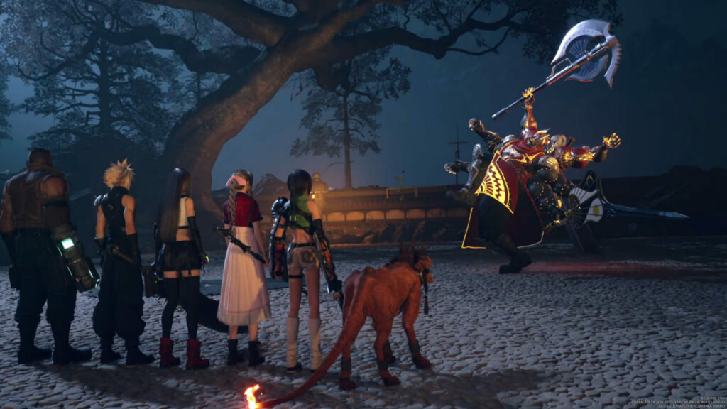 FF7 Rebirth: Gilgamesh unleashes Excalipoor (Image by esports.gg)