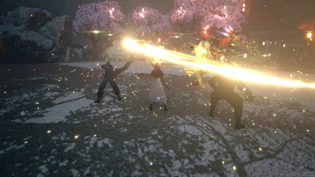 FF7 Rebirth: Gilgamesh uses his ultimate ability Ultimate Illusion (Image by esports.gg)