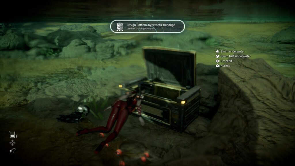 The chest is unlocked and EVE has received the Cybernetic Bondage Design Pattern in Stellar Blade.