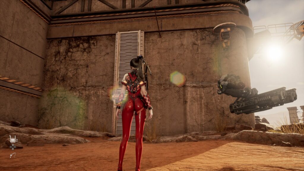 EVE discovers the moving ledge.