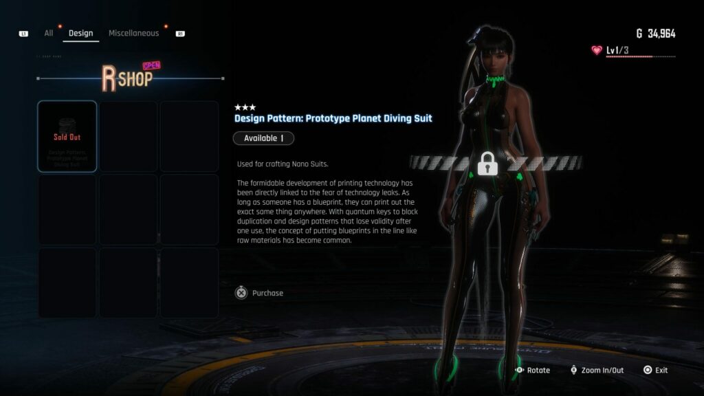 prototype planet diving suit stellar blade 9