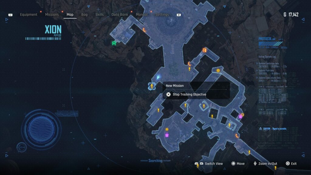 The location of Jett's house marked on the Stellar Blade map.