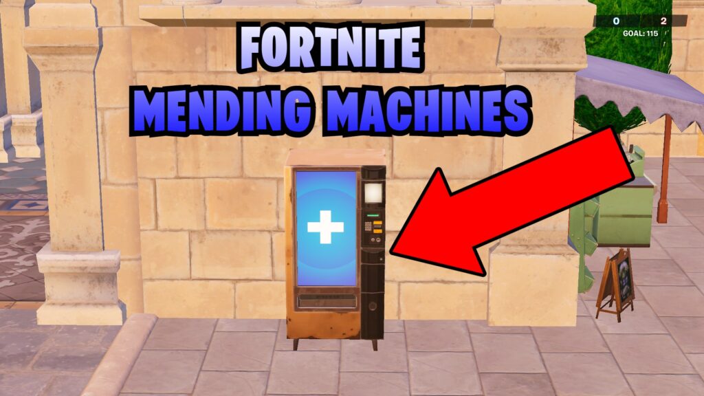 Where to find a Mending Machine in Fortnite Season 2