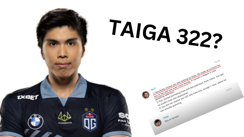 Evidence surfaces of OG’s Taiga alleged 322 inside match fixing