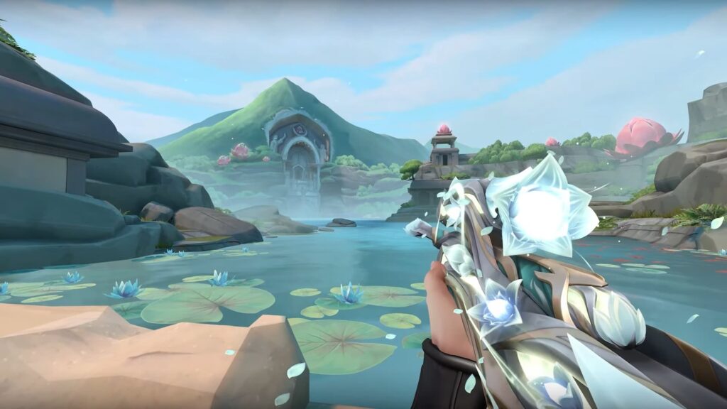 The VALORANT Mystbloom Operator.