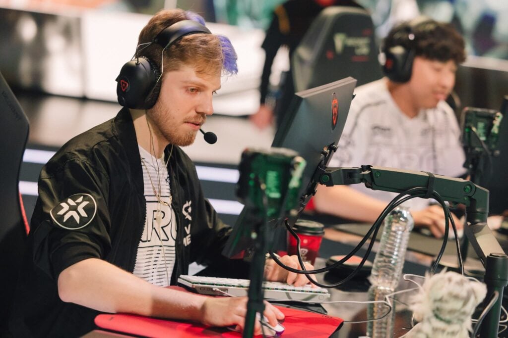 Demon1 of NRG is using his VALORANT settings to dominate during Week 1 of VCT Americas Stage 1 at the Riot Games Arena on April 6, 2024.