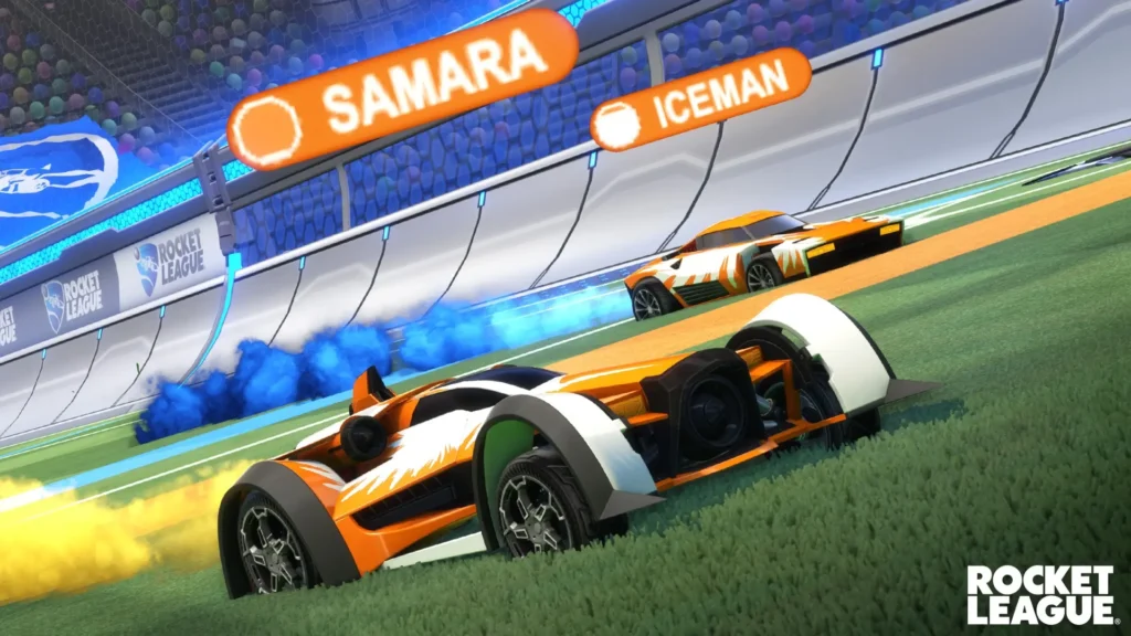 Rocket League update adds teammate boost indicators
