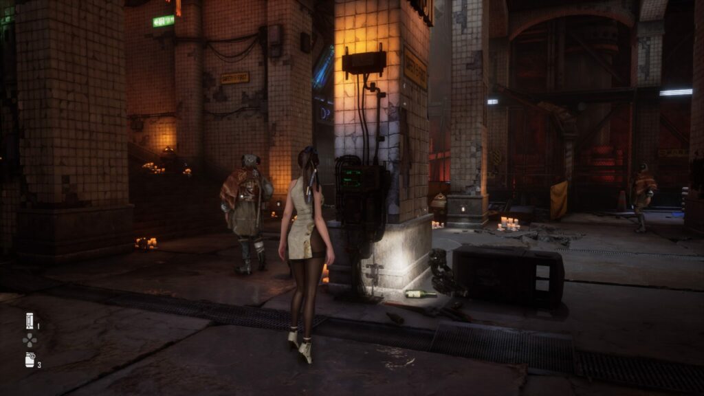 The input device to complete the Simple Puzzle request in Stellar Blade.