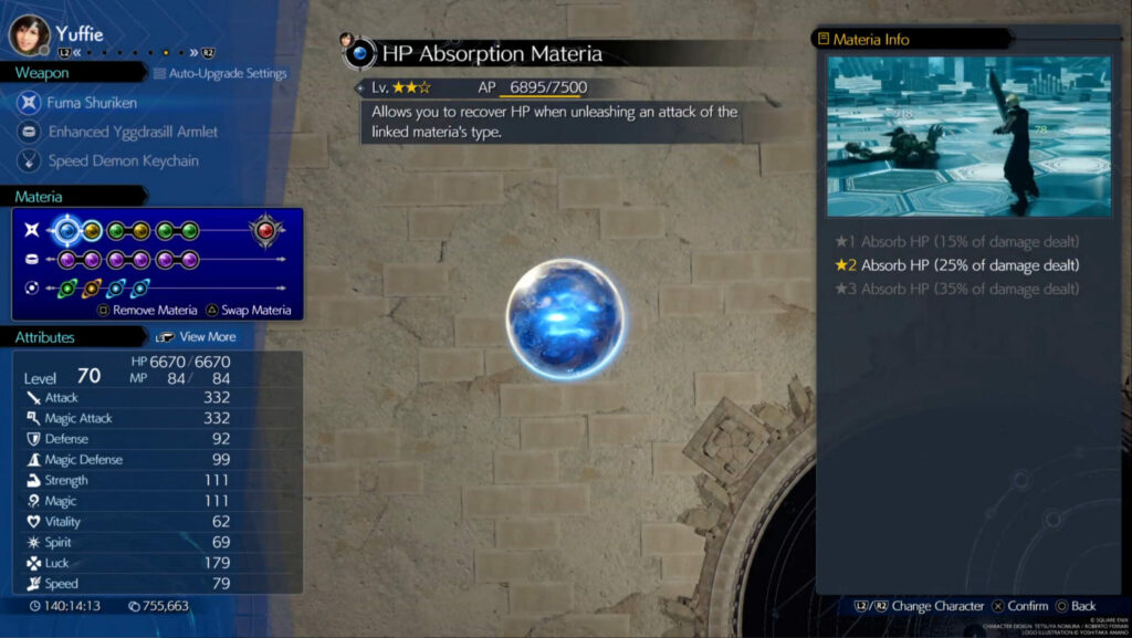 Support Materia combos well with Magic or Command Materia (Image by esports.gg)