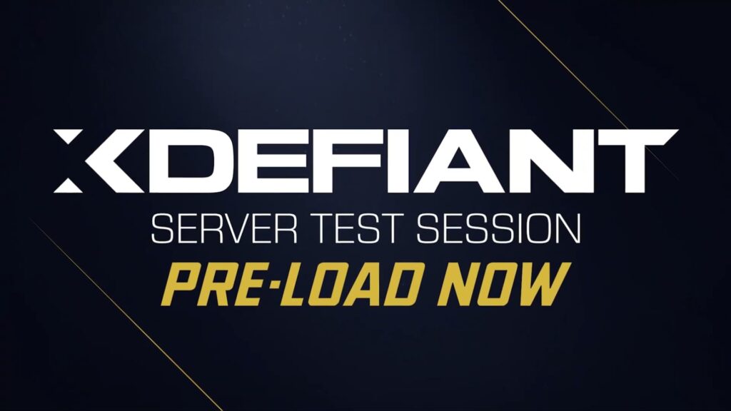 A message saying to pre-load the XDefiant Server Test Session now.