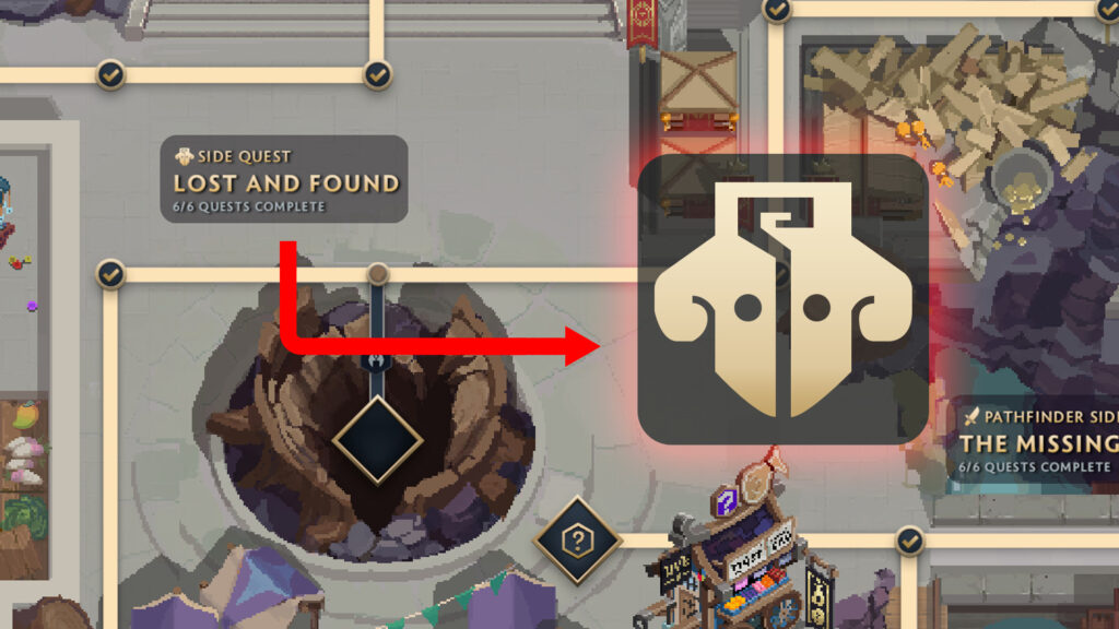 Dota 2 Crownfall Candle token required for the "Lost and found" side quest shows a Juggernaut icon.
