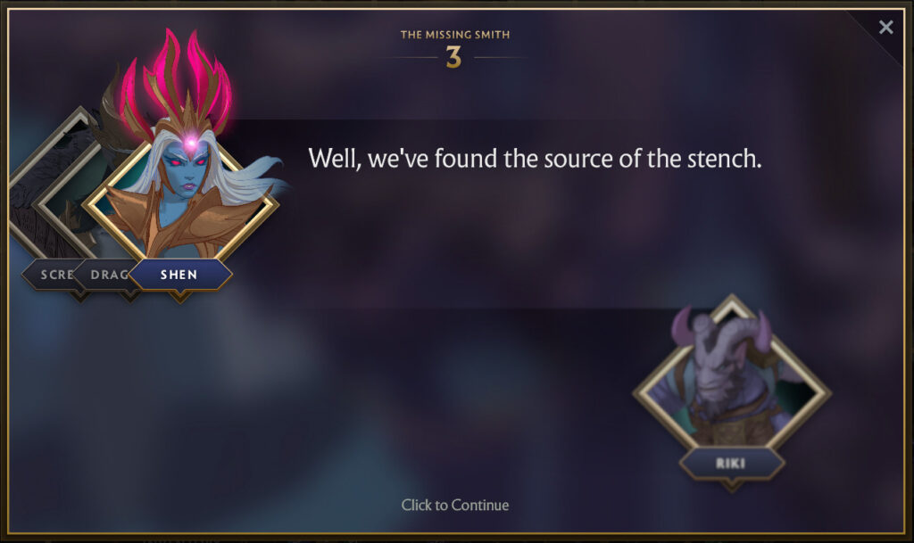 Chapter 3 of The Missing Smith Side Quest 