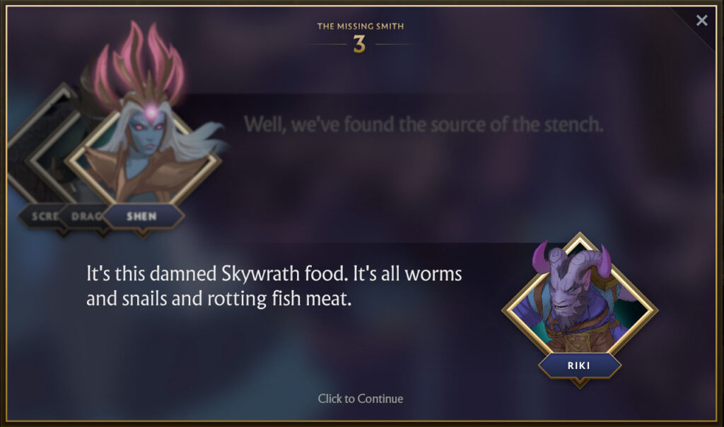 Chapter 3 of The Missing Smith Side Quest 