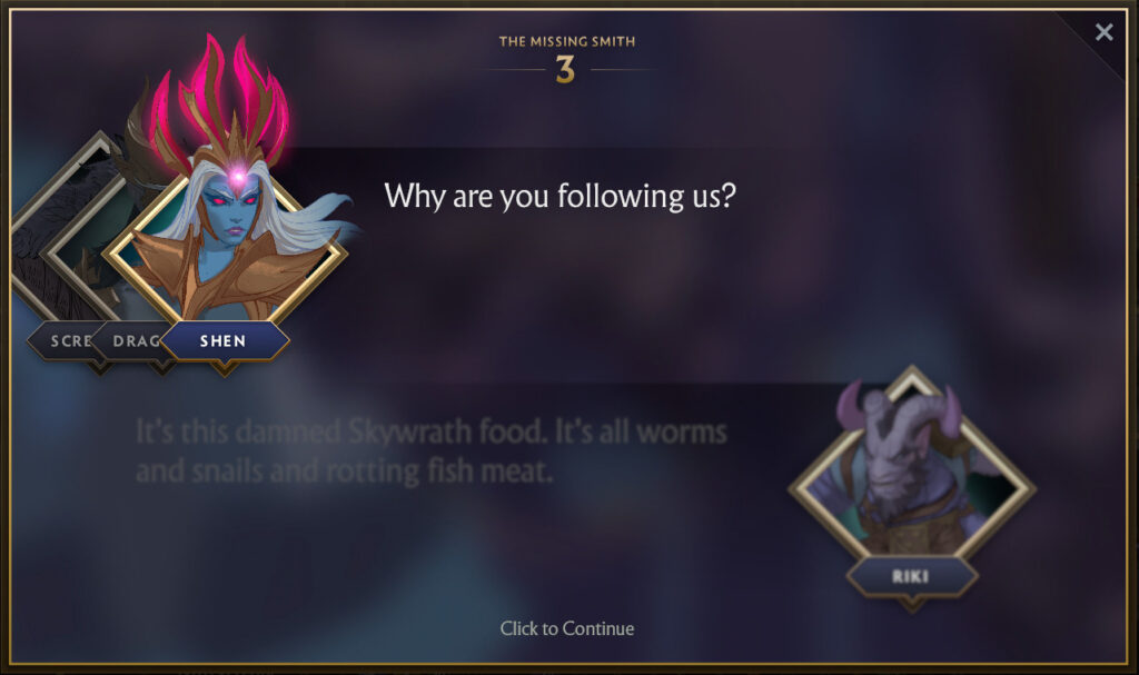 Chapter 3 of The Missing Smith Side Quest 