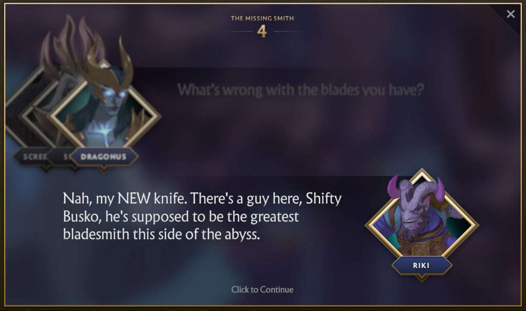 Chapter 4 of The Missing Smith Side Quest 