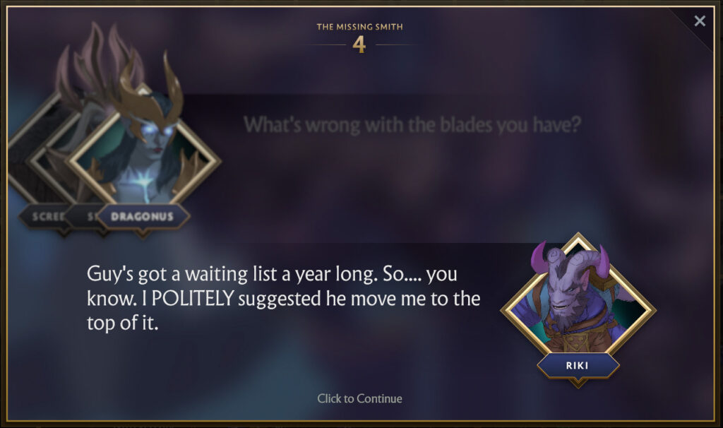 Chapter 4 of The Missing Smith Side Quest 