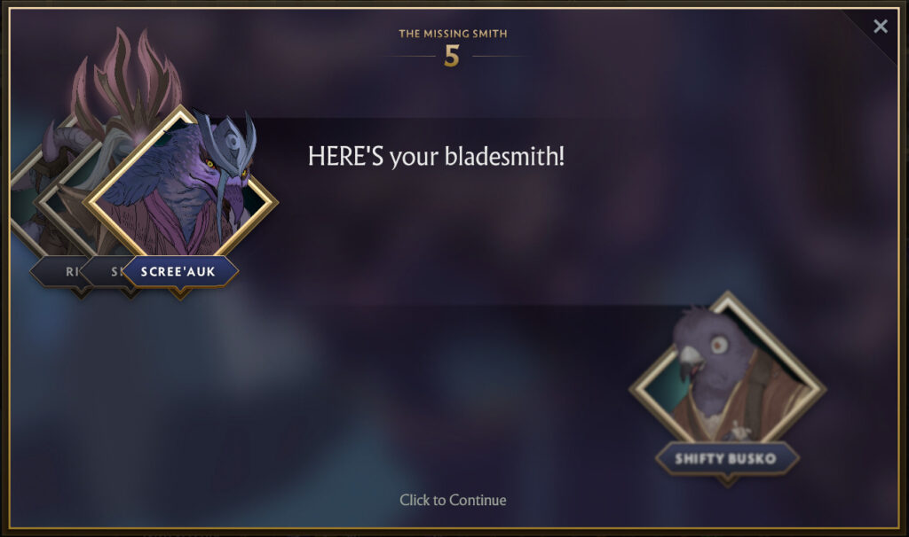 Chapter 5 of The Missing Smith Side Quest 