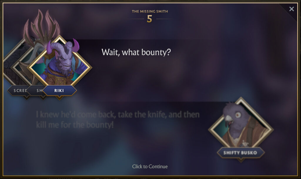 Chapter 5 of The Missing Smith Side Quest 