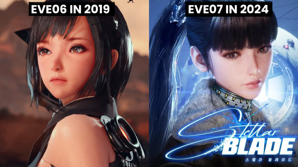 Evolution of EVE: Stellar Blade’s main character