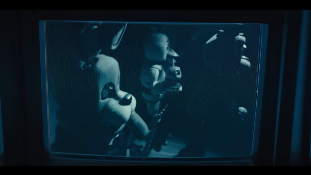 Freddy, Bonnie, and Chica in Five Nights at Freddy's