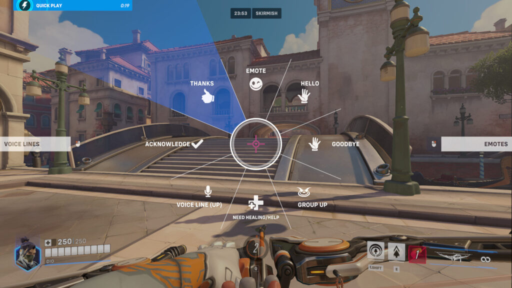 How to emote thanks in Overwatch 2