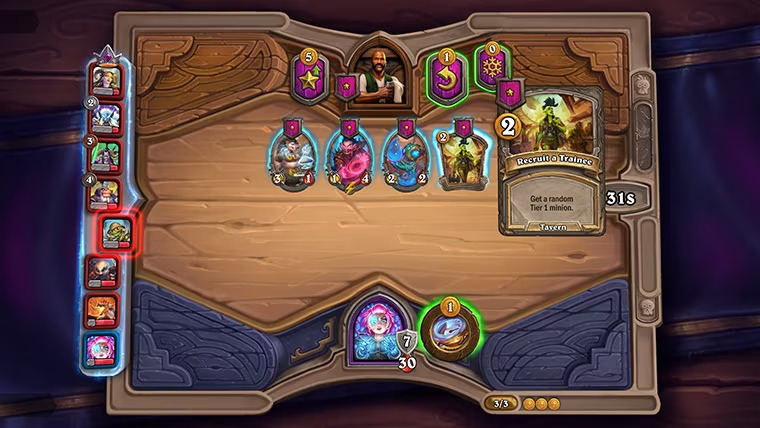 Tavern spells are located to the right of Bob's Tavern