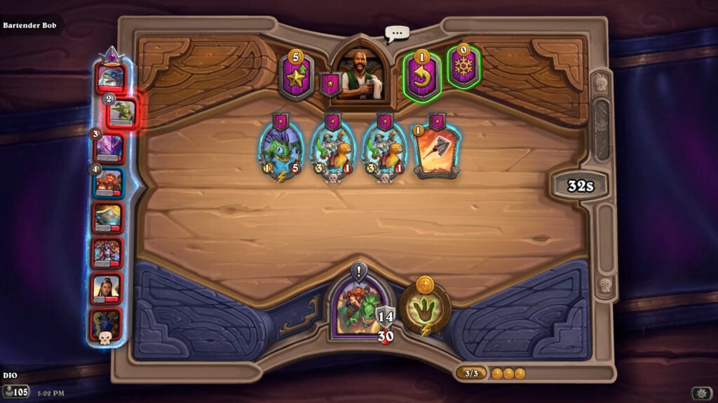 Anduin is not actually the default Battlegrounds bartender 