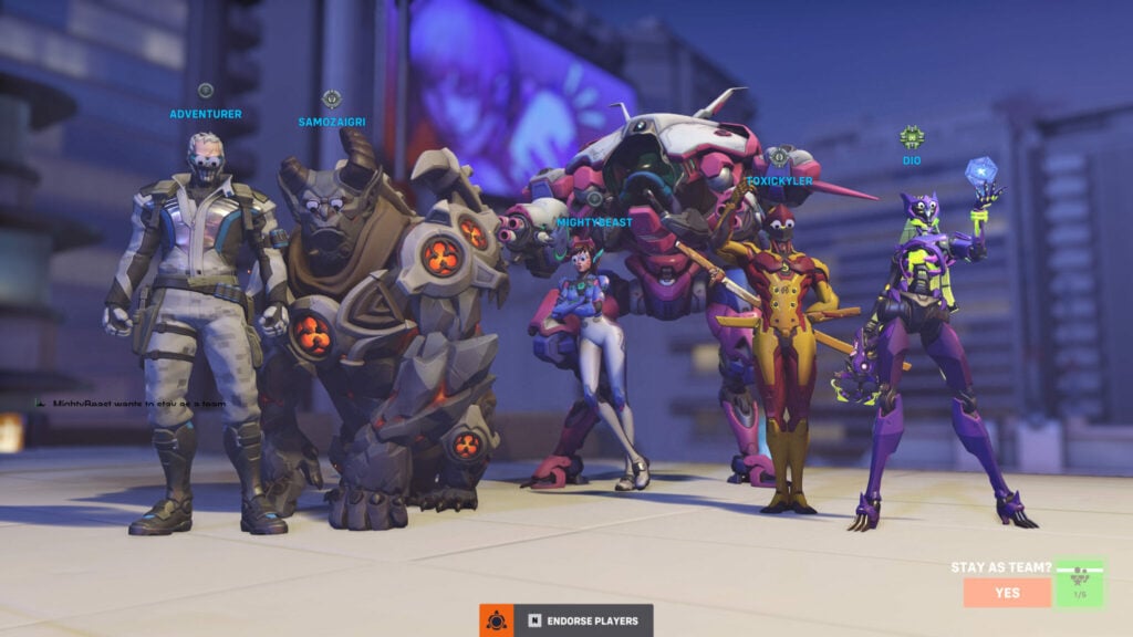 Overwatch 2 April Fools' Day 2024 victory screen