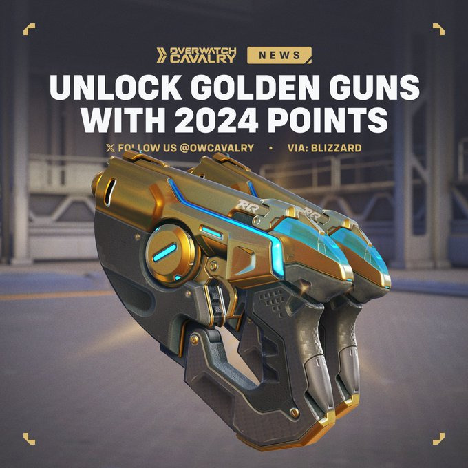 Overwatch 2 gold weapon screenshot 