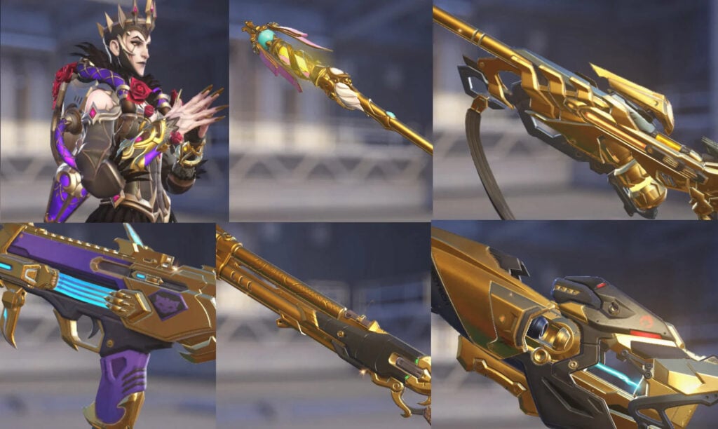 Overwatch2 Gold weapons via reddit 