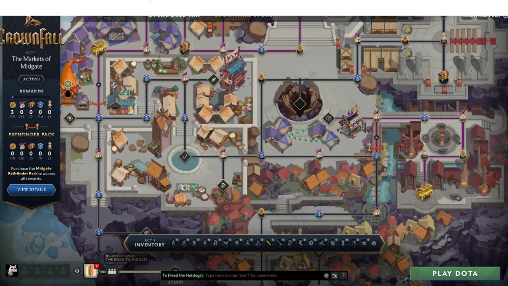 The Crownfall Reclaim the Throne map 