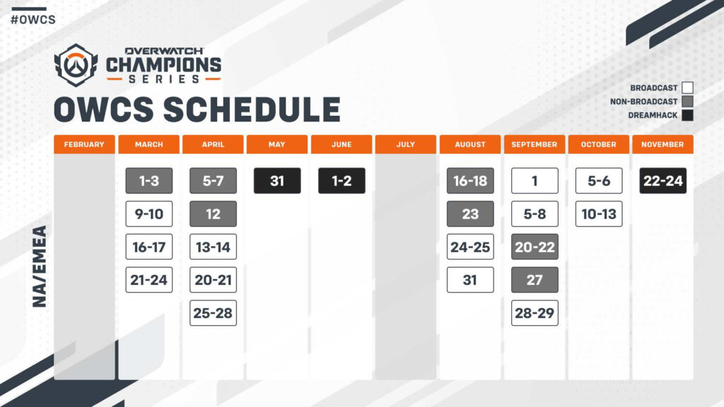 Overwatch 2 OWCS schedule