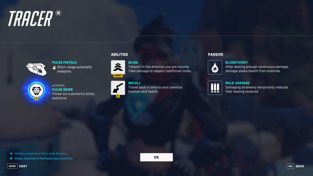 Talon Tracer abilities