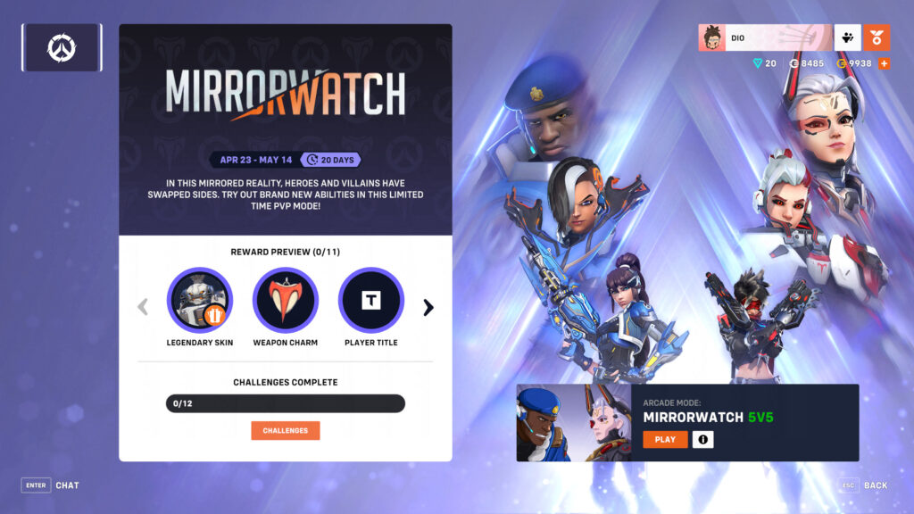 Overwatch 2 Mirrorwatch event screenshot 
