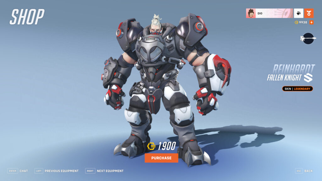 Fallen Knight Reinhardt screenshot