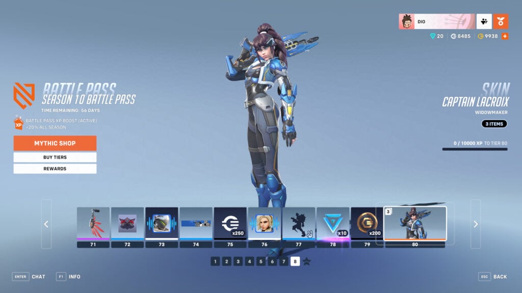 Captain Lacroix Widowmaker screenshot