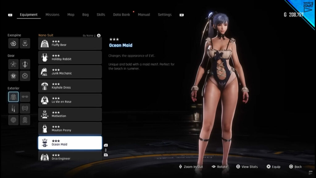 Stellar Blade Ocean Maid outfit screenshot