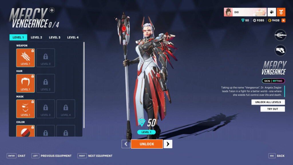 How to unlock the mythic Mercy skin in Overwatch 2