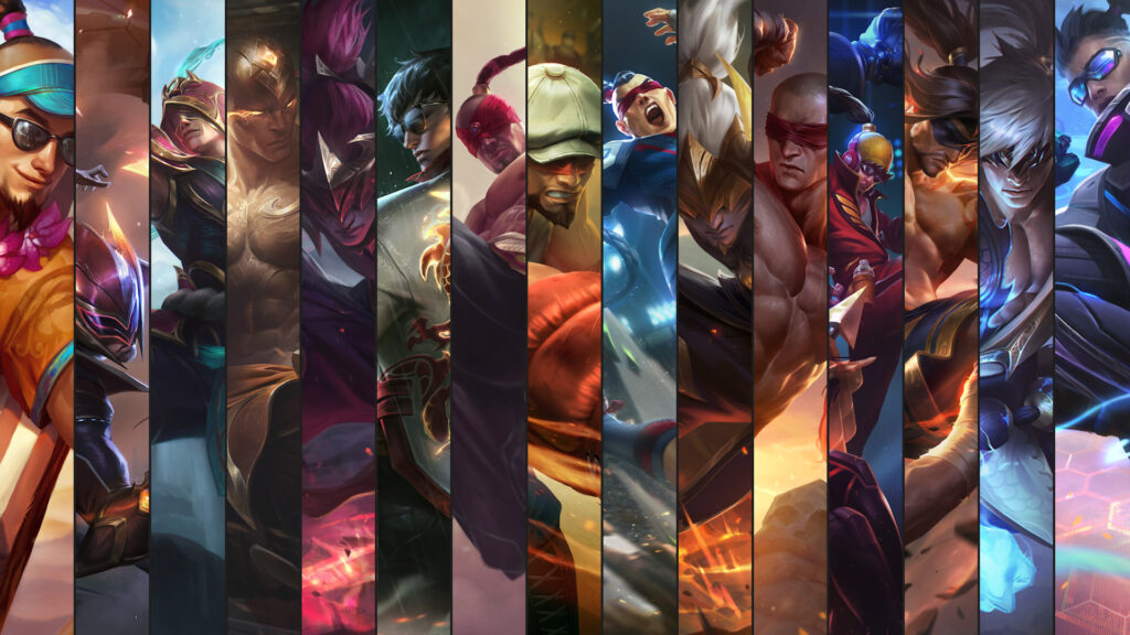 Lee Sin updated splash arts (Image via Riot Games)