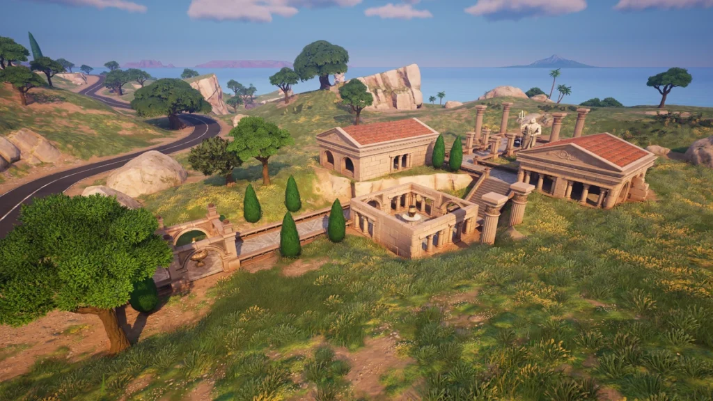 Where is Coastal Columns in Fortnite?