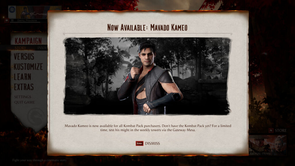 Mavado in Mortal Kombat 1: Move list, finishers, and more