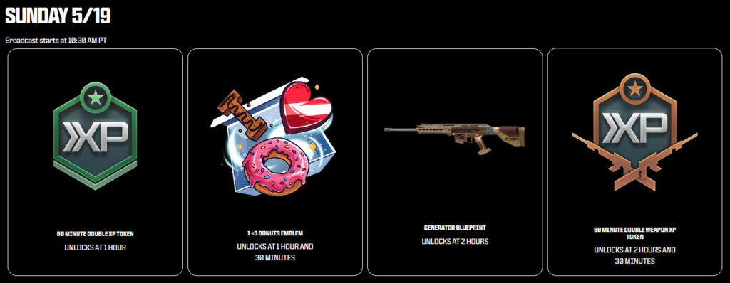 CDL Major 3 Sunday Rewards