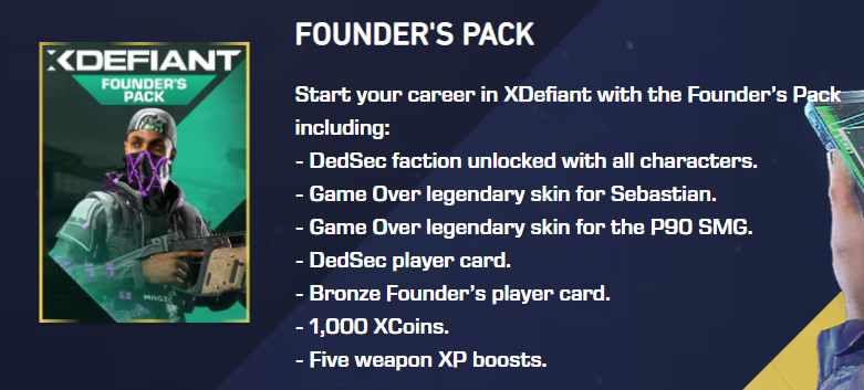 XDefiant Founder's Packs 2