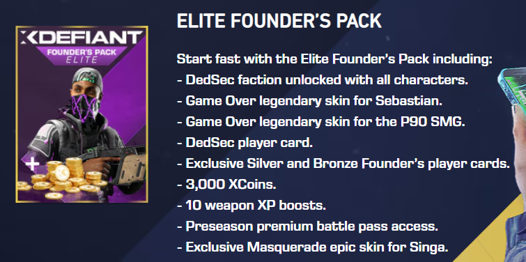 XDefiant Founder's Packs 3