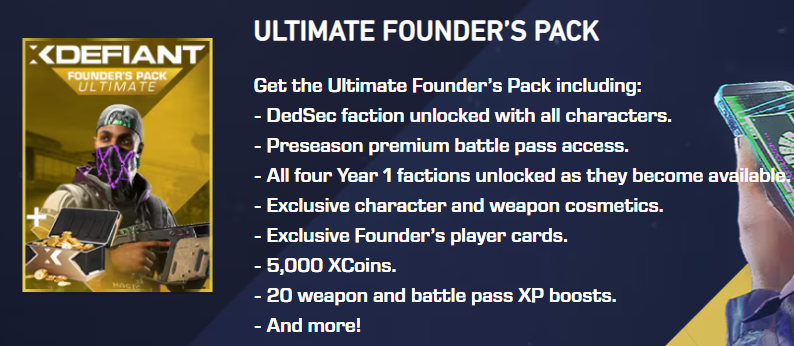 XDefiant Founder's Packs 4
