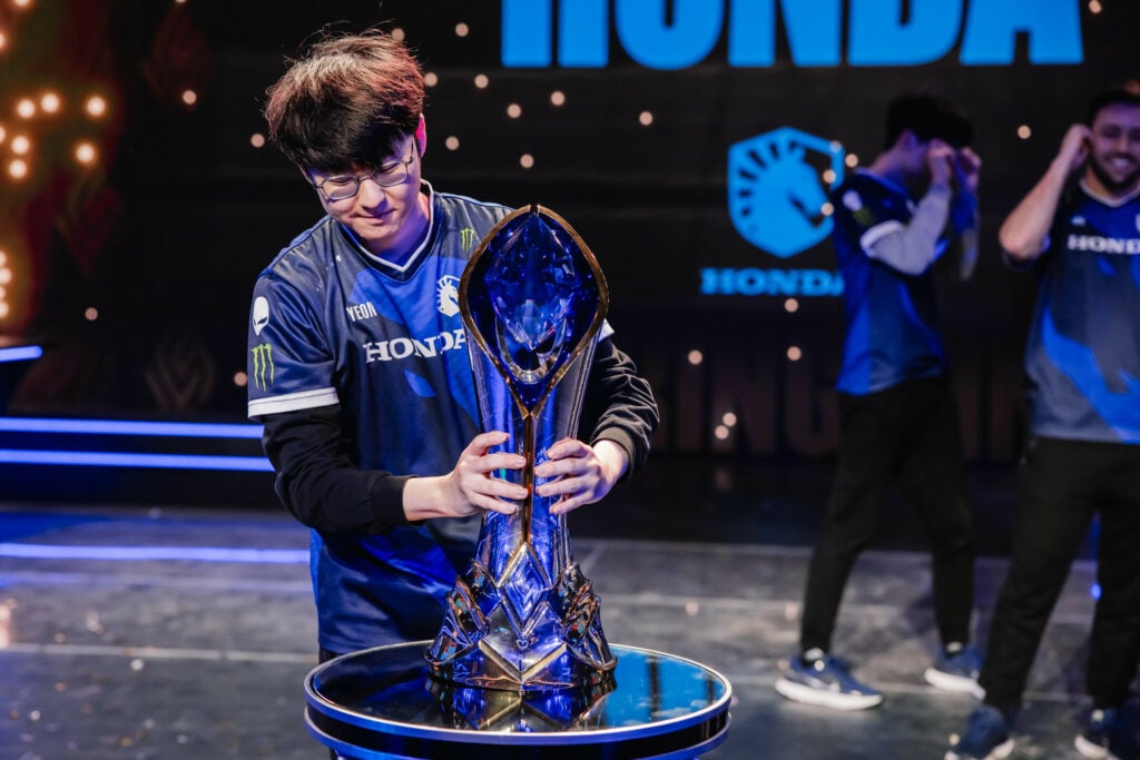 "Yeon" of Team Liquid LCS, at LCS Spring Finals 2022