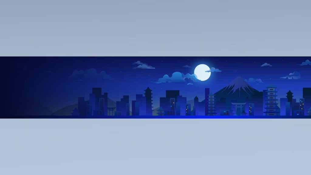 Azure Moon Rare Name Card