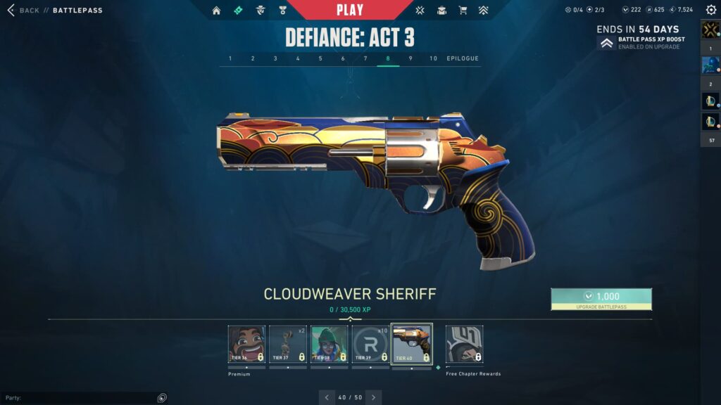 The Cloudweaver Spray.