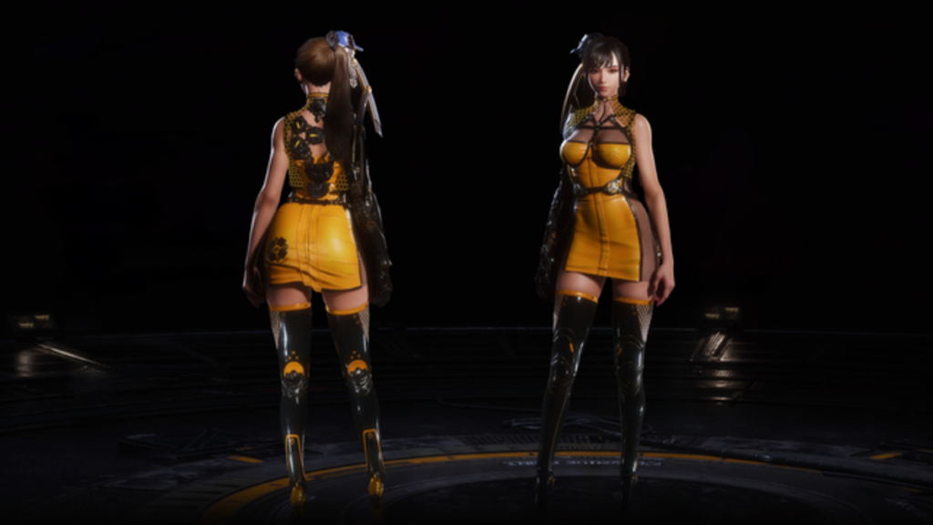The NG+ Cybernetic suit variant of the Cybernetic Dress nanosuit