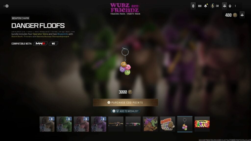 The Danger Floofs charm.